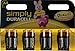 Produktbild Batterien Duracell Simply AA Typ LR6 Packung 12 Blister mit 8 Stück