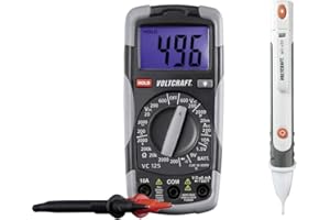 VOLTCRAFT DT-TEST-KIT 150 Hand-Multimeter digital CAT III 600 V Anzeige (Counts): 2000