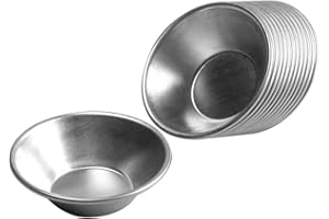 BESTonZON 25 Pz Stampo Mini Tartellette Lisce Putto Tazze Mini per Crostate all' Pirottini Stampini Pasteis De Nata Modelli Mentali Dolce Aspro Torta all' Macchina per Torte