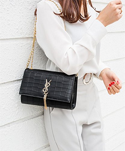 Preisvergleich Produktbild pengwei Damen- Umhängetasche Kettenbeutel, 2