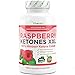 Original Raspberry Ketones XXL - 4000mg Tagesdosierung - 250 Kapseln - 100% Himbeere Ketone Extrakt - 62 Tage Anwendung - Fatburner - Vit4ever
