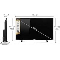 Panasonic 80 cm (32 Inches) HD Ready Smart LED TV 32FS490D (Black) (2019 Model)