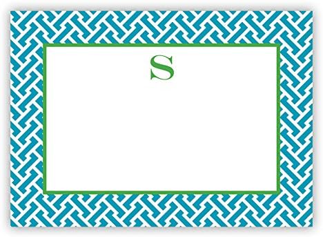 Boatman Geller AZFLAT18-SI-W-L "Letter L" Stella Single Initial Flat Notes