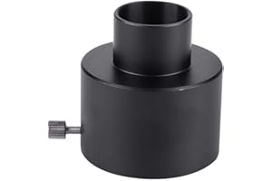 CHICIRIS Metall 1,25"auf 2" Teleskop Okular Adapter 31,7 mm auf 50,8 mm Mount Adapter Teleskop 1,25"Okular Teleskop auf 2 Okulare
