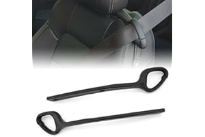 JSKAPA Pair Seat Belt Extension Guide Holder Compatible with 2014-2021 Ford Mustang EcoBoost GT Safety Accessories