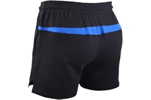 Muscle Alive Uomo Bodybuilding Palestra Pantaloncini Cotone Allenarsi Sportivo Fitness Workout Shorts