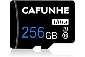 CAFUNHE Carte Micro SD 256 Go Class10 Carte mémoire Haute Vitesse 256 Go pour Smartphones Android, appareils Photo numériques, tablettes, Drones, Consoles de Jeux