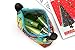 HOYOFO Travel Makeup Bag Pencil Case Storage Pouch with Vintage Flower Printed,Wine Red