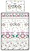 Babies-Island A 2 Piece Bedding Set Pillowcase+Duvet Cover For Baby Toddler To Fit Cot/Cot Bed - Pink Owl - Size : 120x150cm