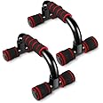 Push Up Bar Stands, Fitness Press Up Bar with Non-Slip Foam Handles for Arms, Chest and Shoulder Training Gym home Workout Exercise