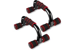 LMYTDO Push Up Bar Stands, Fitness Press Up Bar with Non-Slip Foam Handles for Arms, Chest and Shoulder Training Gym home Workout Exercise
