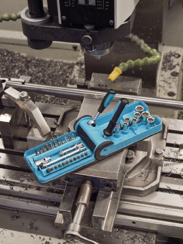 HAZET Profi-Steckschlüssel-Satz Vierkant/Sechskant (6,3 mm (1/4 Zoll), 38-teilig, mit Umschaltknarre 863P, Aufbewahrung im praktischen HAZET SmartCase) 856-1 - 10