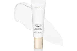 MERODA® Velvet Skin Primer [VERKLEINERT POREN] - Primer als Make Up Basis für das Gesicht - Primer mit leichter & feiner Textur - Make Up Primer - Für alle Hauttypen geeignet - Primer mit UV Schutz