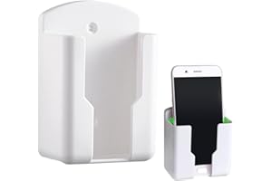 MURMAN Porta Telecomando Adesivo Da Muro, Supporto Da Parete Per Telefon, Porta Telecomandi Da Parete, Porta Telecomando TV/Condizionatore Da Muro Per Case E Ufficio