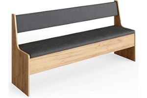 Vicco Dining room corner bench Roman, Sand/Anthracite, 166 x 42 cm
