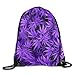 Produktbild Hamburger Food Printed Designs Drawstring Backpack Girls Lightweight Daypack Tote Volleyball 16.9" 14"