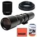High-Power 500mm/1000mm f/8 Manual Telephoto Lens for Nikon D90, D3000, D3100, D3200, D3300, D5000, D5100, D5200, D5300, D7000, D7100, D300, D300s, D600, D610, D700, D800, D800e RS.20708.00