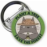 Ms Major Selection Totoro Anime Buton Rozet, TYB1G28V6VPD9MRC80