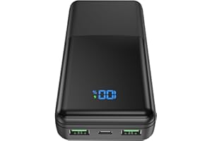 COBLOB Power Bank 27000 mAh, Powerbank Schnellladefunktion USB C PD 30W, External Akku Battery für Handy Phone und mehr