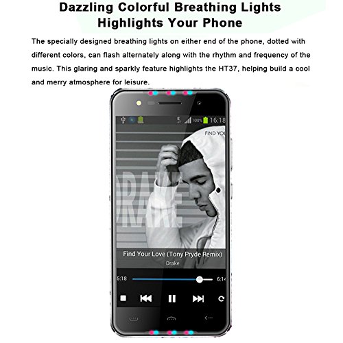 HOMTOM HT37 Smartphone 3G, 5.0 Inch HD, MTK6580 Quad-core CPU 1.3GHz, Android 6.0, 2GB RAM + 16GB ROM, 8.0MP+2.0MP Camera, 3000mAh, Doppia SIM - Argento