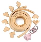 Tosnail 6m Länge Kantenschutz + 8 Eckenschützer, soft ungiftig und umweltfreundlich - 2