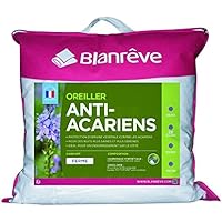 Blanrêve oracavd006060 – Almohada antiácaros granja poliéster 60 x 60 cm, color blanco