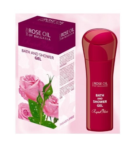 Regina Floris Bath and Shower Gel with 100 % Pure Bulgarian Rose Oil 230ml