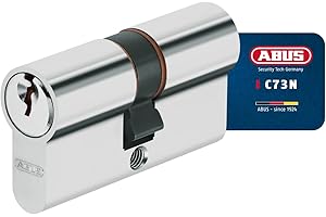 ABUS Profil-Zylinder C73N 30/30 vs. - Türschloss mit Not- und Gefahrenfunktion - für Haustüren und Wohnungstüren - inklusive 3 Schlüssel