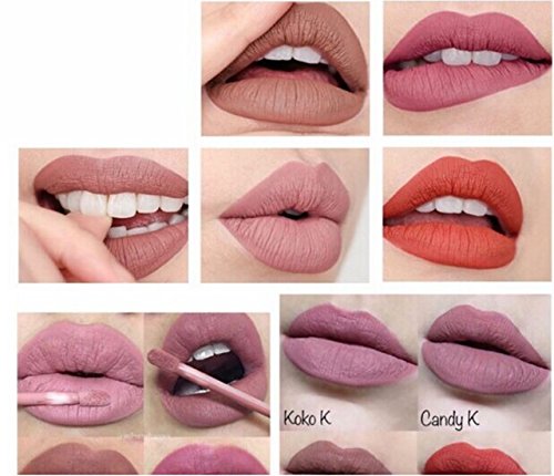 Cabet Waterproof Long Lasting Matt Liquid Lipstik Beauty Lip Gloss 12 Farben - 2