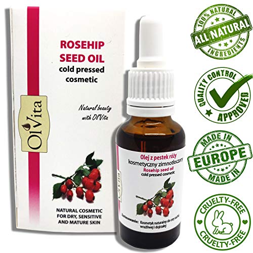 Ol'Vita: Aceite de rosa mosqueta - Virgen prensada en frío - 100% pura piel natural