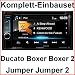 Produktbild Kenwood DDX-4017DAB Bluetooth DAB+ DVD MP3 Einbauset für FIAT Ducato Boxer Jumper