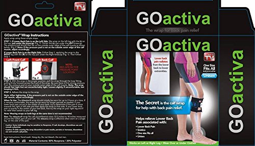 RODILLERA DE COMPRESION GO ACTIVA ALIVIA DOLORES ESPALDA CIATICA LUMBARES IMAN