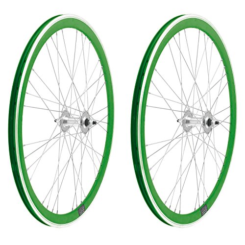 2x Llanta Rueda para Bicicleta Fixed Fixied de 700 Aluminio CNC MECANI