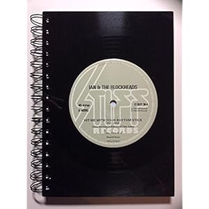 Ian Dury & The Blockheads Vinyl Record A5 Notizbuch Geschenk