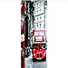 Produktbild dalongshan Türaufkleber England Stil Doppeldecker Bus Verkehr Muster Kreative Türen Home Aufkleber Schlafzimmer Tür Dekoration PVC Aufkleber 77 * 200Cm