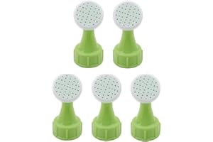 UKD Mini arrosoir 5pcs, Buses d'arrosage de Haut de Bouteille, Bouchons de Bouteilles en Plastique, arrosoirs, pour Outil d'arrosage de Maison de Plantes de Serre d'intérieur (Vert 2)