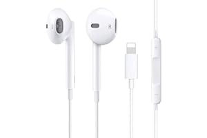 YMDEI Cuffie per iPhone,Auricolari iphone con filo Hi-Fi Stereo Cuffie,Auricolari In-Ear con Controllo del Volume e Microfono,Compatibile con iphone 11/12/11 Pro/12 Pro/13/13 Pro/14/14 Pro/8/7 Plus/X/XS/XR