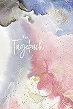 Mein Tagebuch: Achtsamkeitstagebuch für Mädchen und junge Frauen - Positivtagebuch - Aquarell Blumen gold - Geschenkbuch - für 4 Monate, 130 Seiten - ca. DIN A5 by Achtsamkeits Notizbücher