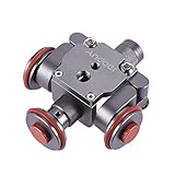 Sie können einen Panoramakugelkopf auf ihm für das Ändern des Kameraaufnahmewinkels befestigen. (Kugelkopf ist nicht enthalten.)