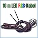 Produktbild 10 m LED RGB Verlängerung Kabel 4 pol f. LED RGB Leiste Streifen Strip C410