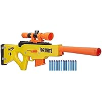Hasbro Nerf Fortnite-BASR-L Bolt Action (blaster con caricatore a clip, include telescopio rimovibile e 12 freccette Nerf Eli