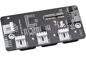 COOLWELL PCIe TO 4-Ch SATA 3.0 Expander Supports Compute Module 4 (CM4), 4 CH SATA 3.0 Interface, 6Gpbs High-Speed