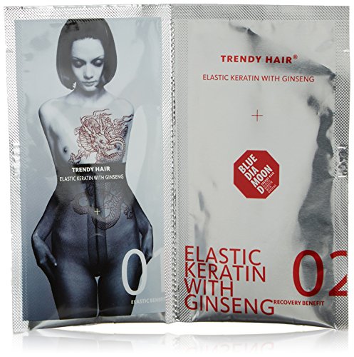 Trendy Hair Elastic Keratin With Ginseng 1 Application Tratamiento Capilar - 100 gr
