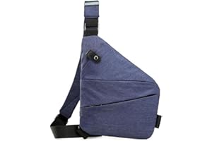 EoVzWXj Wander Plus Anti Theft Bag, Personal Flex Bag, Anti Theft Crossbody Bag, Waterproof Casual Anti Theft Sling Bag, Chest Shoulder Backpack, Side Slim Sling Bag, Chest Shoulder Bag for Women/Men