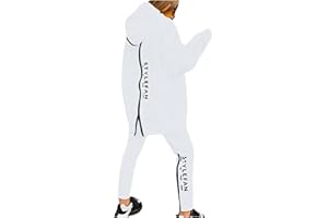 WZYYDS Femme Survêtement Ensembles Tenues Sport Femme A Capuche Zippé Vestes Automne Hiver Chaud Épais À Manche Longue Sweat Pull À Capuche Et Jogging Pantalons Ensemble De Sport