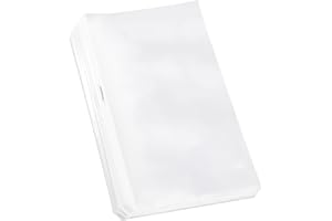 TYH Supplies 100 Pack Legal Size Standard Clear Sheet Protectors | 8.5 x 14 Inch Non-Glare Plastic Document Page Protectors | Top Loader Plastic Sleeves