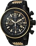 Invicta Herren analog Quarz Uhr mit Polyurethan Armband 19577