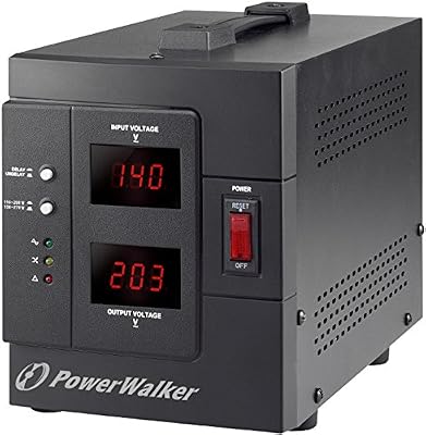 BlueWalker PowerWalker AVR 2000/SIV Régulateur de tension automatique Schuko 2000 VA/1600 W