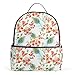 Produktbild deyya Schöner Pfau Feder Ethnic Floral Tisch Kinder Schule Rucksäcke für Jungen Mädchen Segeltuch Multicolor1 Einheitsgröße