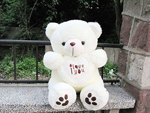 VERCART knuddeliger Plüschtiere Plüsch Sweetheart Teddybär-Spielzeug-Puppe mit Mark Ich liebe dich - 3